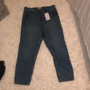 Forever 21 high rise straight leg jean